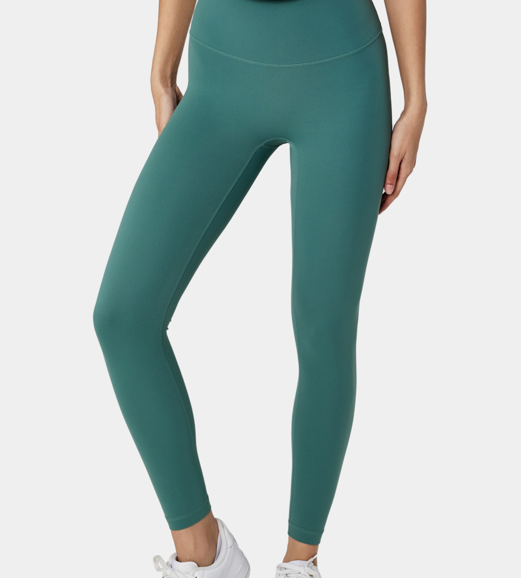 Women's Flow leggings: dark seafoam